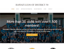 Tablet Screenshot of hawaiileos.org